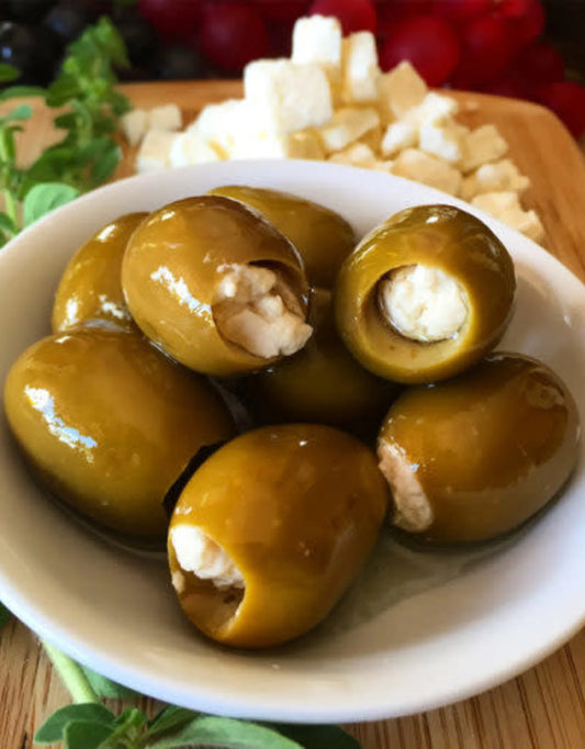 Green Olives Stuffed with Garlic